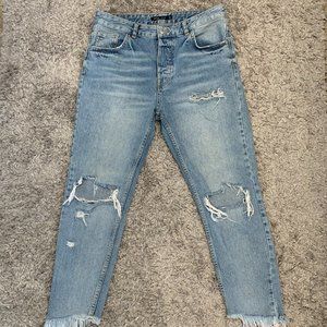 BERSHKA High Waisted Jeans
